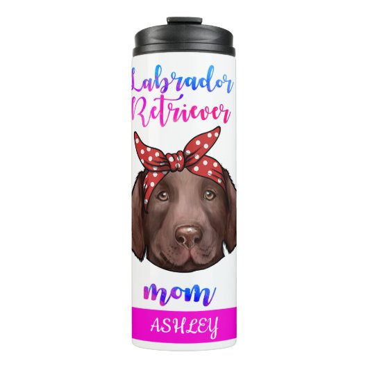 Bouteilles Isothermes Labrador Retriever Maman mignonne Mère's Day Amour (Devant)