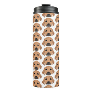 Bouteilles Isothermes Labradors Jaunes sur Tumbler