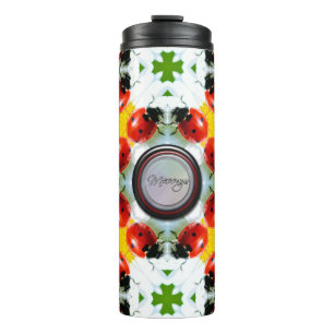 Bouteilles Isothermes Ladybugs Art 1 Options d'image Tumblers thermiques