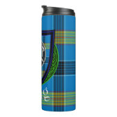 Bouteilles Isothermes Laing Scottish Clan Tartan & Crest (Tourné sur la droite)