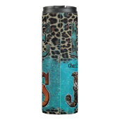 Bouteilles Isothermes L'Amour Comme Jésus Motif Turquoise (Dos)