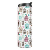 Bouteilles Isothermes l'amour de cage à oiseaux badine le motif (Tourné sur la gauche)