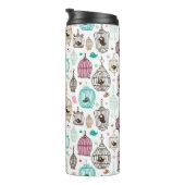 Bouteilles Isothermes l'amour de cage à oiseaux badine le motif (Tourné sur la droite)