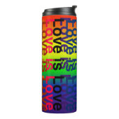 Bouteilles Isothermes L'amour est l'amour (Tourné sur la gauche)