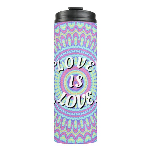 Bouteilles Isothermes L'amour est l'amour Fierté (Devant)