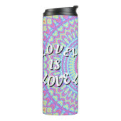 Bouteilles Isothermes L'amour est l'amour Fierté (Tourné sur la gauche)