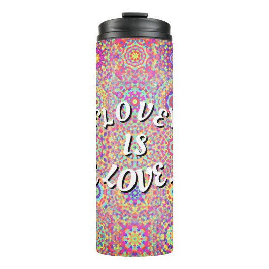 Bouteilles Isothermes L'amour est l'amour Fierté (Devant)