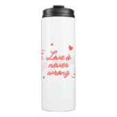 Bouteilles Isothermes L'amour n'est jamais un mauvais joueur de pouces (Devant)