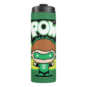 Bouteilles Isothermes Lanterne verte Chibi Formant Des Poings Géants