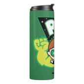 Bouteilles Isothermes Lanterne verte Chibi Formant Des Poings Géants (Tourné sur la gauche)