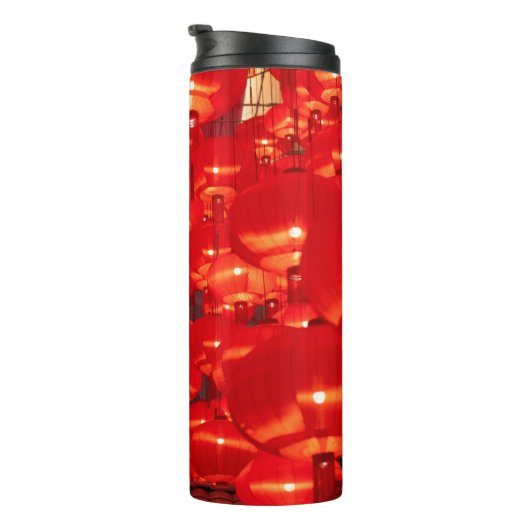 Bouteilles Isothermes lanternes rouges traditionnelles décorées pour le (Tourné sur la droite)