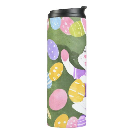 Bouteilles Isothermes lapin avec oeufs de pâques (Tourné sur la gauche)