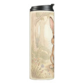 Bouteilles Isothermes Lapin brun mignon dans une forêt (Tourné sur la gauche)