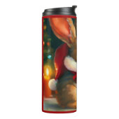 Bouteilles Isothermes Lapin de Noël 1 (Tourné sur la gauche)