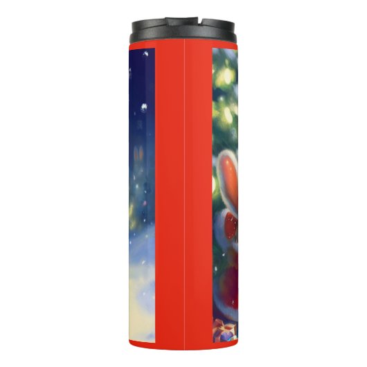 Bouteilles Isothermes Lapin de Noël 3 (Dos)