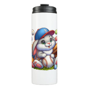 Bouteilles Isothermes Lapin de Pâques Baseball Rabbit Oeufs de Pâques Ba