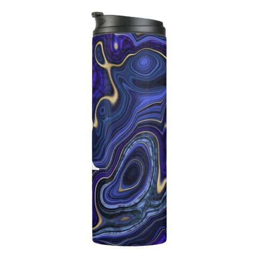 Bouteilles Isothermes Lapis Lazuli Monogramme (Tourné sur la droite)