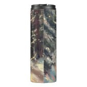 Bouteilles Isothermes Lapphund Finlandais Chien à cheval Moto Noël (Dos)