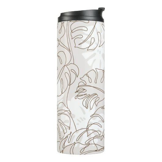 Bouteilles Isothermes L'art botanique minimal sans couture motif. m trop (Tourné sur la gauche)