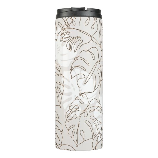 Bouteilles Isothermes L'art botanique minimal sans couture motif. m trop (Dos)