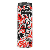 Bouteilles Isothermes L'art populaire ukrainien motif floral abstact (Dos)