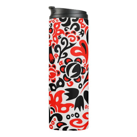 Bouteilles Isothermes L'art populaire ukrainien motif floral abstact (Tourné sur la droite)