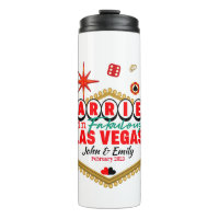 Las Vegas Marié Couple Correspondant Vacances Neva