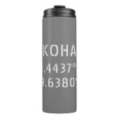 Bouteilles Isothermes Latitude et longitude Yokohama (Devant)