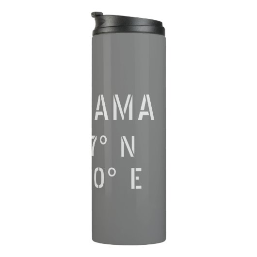 Bouteilles Isothermes Latitude et longitude Yokohama (Tourné sur la droite)