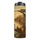 Bouteilles Isothermes L'aube du chasseur, la nature sauvage de Lakeside (Devant)