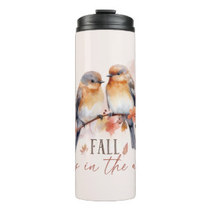 Bouteilles Isothermes L'Automne Est Dans L'Air - Beaux Oiseaux Et Feuill