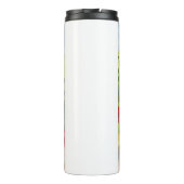 Bouteilles Isothermes LAVAGE EN noir clair - Chien de Chow bleu (Dos)