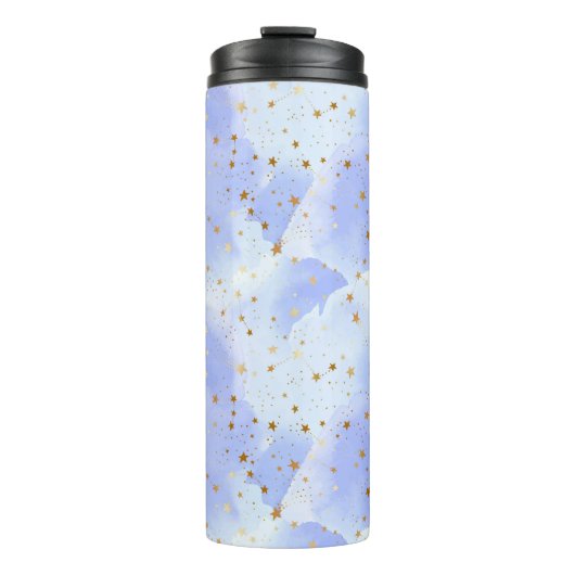 Bouteilles Isothermes Lavendar Golden Star Motif (Devant)
