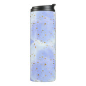 Bouteilles Isothermes Lavendar Golden Star Motif (Tourné sur la gauche)