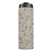 Bouteilles Isothermes Lavender Botanical Pattern Thermal Tumbler (Devant)