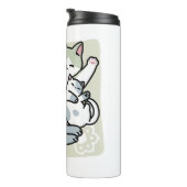 Bouteilles Isothermes Laze Furr Days - Cute Lazy Cats Design (Tourné sur la droite)