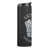 Bouteilles Isothermes Lazy Bones - Procrastination King Funny Skeleton (Tourné sur la gauche)