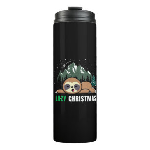 Bouteilles Isothermes Lazy Christmas Sloth Funny