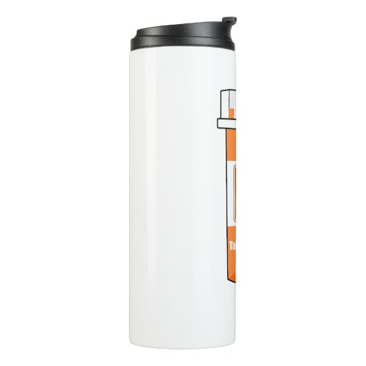 Bouteilles Isothermes Le baseball est ma drogue (Tourné sur la gauche)