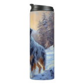 Bouteilles Isothermes Le Berger Australien Laisser Neige Noël (Tourné sur la droite)