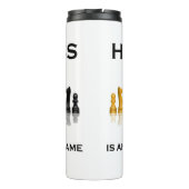 Bouteilles Isothermes Le Bonheur Est Un Jeu D'Échecs Infini (Dos)