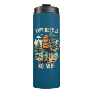 Bouteilles Isothermes Le Bonheur N'Est Pas Un Backpacking Wifi