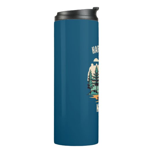 Bouteilles Isothermes Le Bonheur N'Est Pas Un Backpacking Wifi (Tourné sur la gauche)