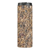 Bouteilles Isothermes Le caillou rustique de nature lapide la photo (Dos)