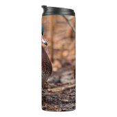 Bouteilles Isothermes Le canard à bois étonnant dans les bois (Tourné sur la droite)