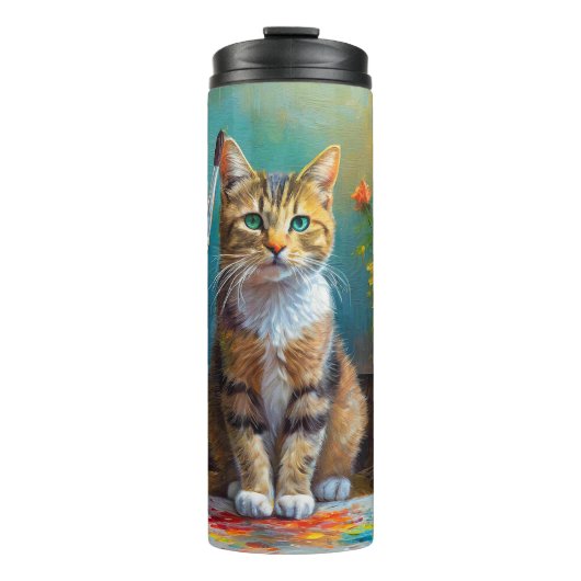 Bouteilles Isothermes Le Chat Artistique (Devant)