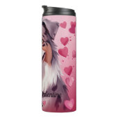 Bouteilles Isothermes Le Chien Berger Australien Est Mon Nom Valentin (Tourné sur la droite)