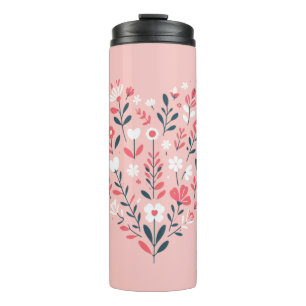 Bouteilles Isothermes Le coeur floral de Valentine