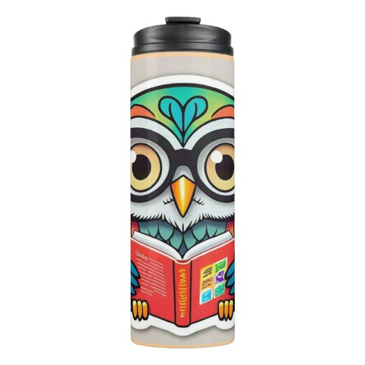 Bouteilles Isothermes "Le hibou de la lecture" (Devant)