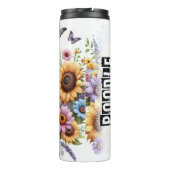 Bouteilles Isothermes Le joyeux bond floral de Poodle (Dos)